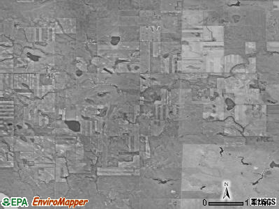 Strool township, South Dakota satellite photo by USGS