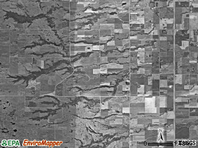 Agency township, South Dakota satellite photo by USGS