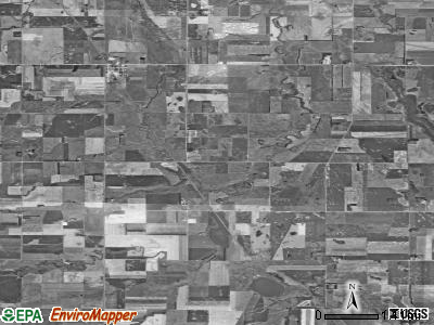 Lawrence township, South Dakota satellite photo by USGS