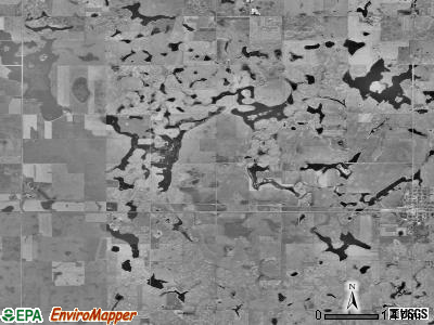 Glen township, South Dakota satellite photo by USGS