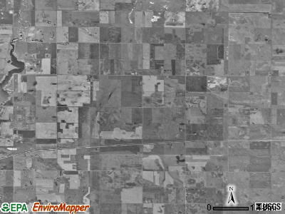 Mercier township, South Dakota satellite photo by USGS