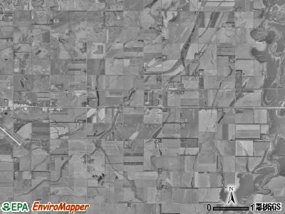 Bath township, South Dakota satellite photo by USGS