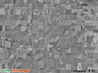 Groton township, South Dakota satellite photo by USGS