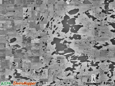 Lynn township, South Dakota satellite photo by USGS