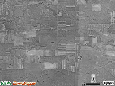Lone Tree township, South Dakota satellite photo by USGS