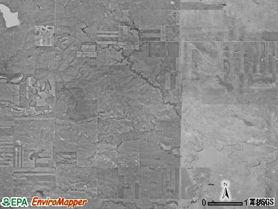 Maltby township, South Dakota satellite photo by USGS