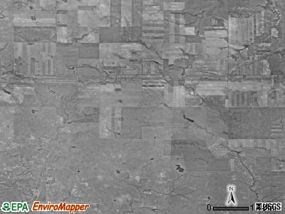 Vickers township, South Dakota satellite photo by USGS