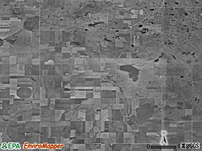 Alto township, South Dakota satellite photo by USGS