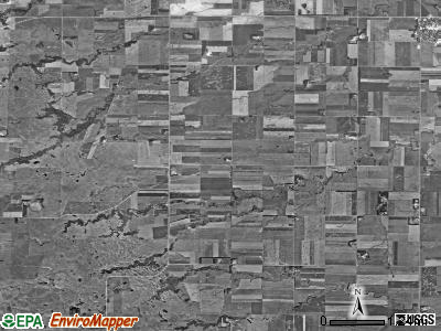 Springdale township, South Dakota satellite photo by USGS