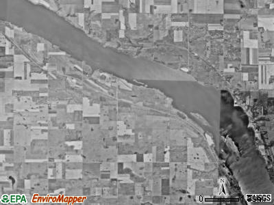 Lockwood township, South Dakota satellite photo by USGS