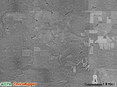 Ada township, South Dakota satellite photo by USGS