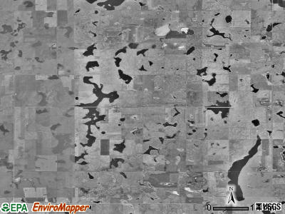 Hillside township, South Dakota satellite photo by USGS