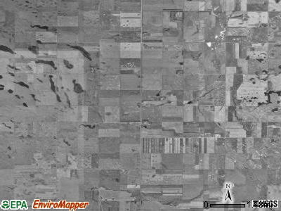 Powell township, South Dakota satellite photo by USGS