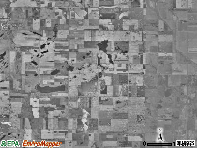 New Hope township, South Dakota satellite photo by USGS
