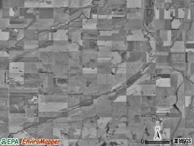 Garden Prairie township, South Dakota satellite photo by USGS