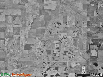 Scotland township, South Dakota satellite photo by USGS