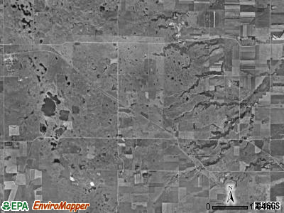 Osceola township, South Dakota satellite photo by USGS