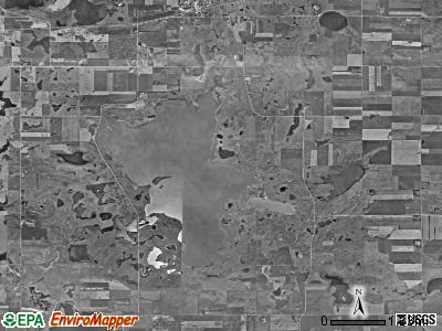 Central Point township, South Dakota satellite photo by USGS