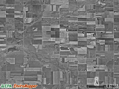 Blooming Valley township, South Dakota satellite photo by USGS