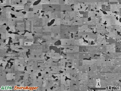 Sherman township, South Dakota satellite photo by USGS