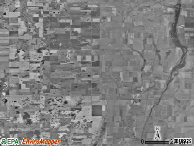 Northville township, South Dakota satellite photo by USGS