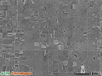 Mazeppa township, South Dakota satellite photo by USGS