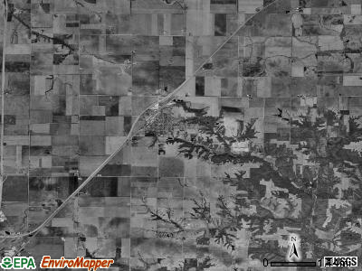 Sparta township, Illinois satellite photo by USGS