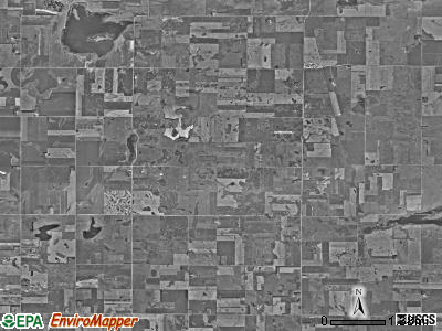 Egeland township, South Dakota satellite photo by USGS