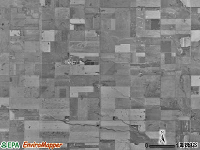 Myron township, South Dakota satellite photo by USGS