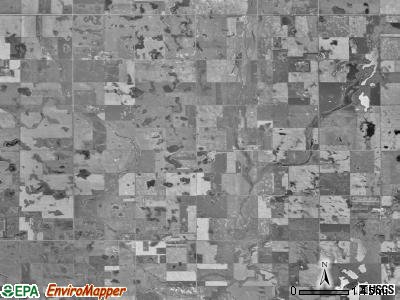 Wesley township, South Dakota satellite photo by USGS