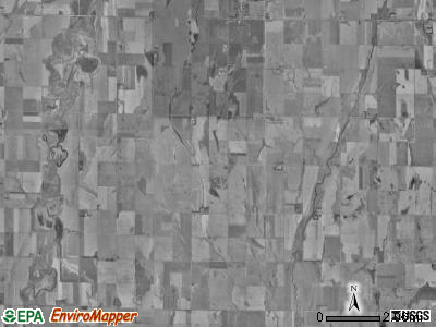 Tetonka township, South Dakota satellite photo by USGS