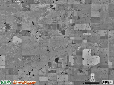 Bryant township, South Dakota satellite photo by USGS