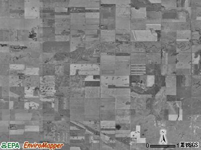 Lafoon township, South Dakota satellite photo by USGS