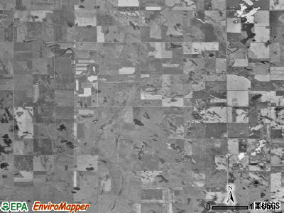 Pioneer township, South Dakota satellite photo by USGS