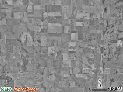 Clifton township, South Dakota satellite photo by USGS