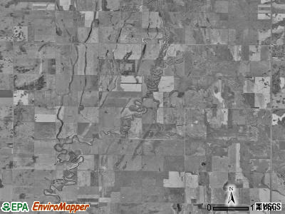 Sumner township, South Dakota satellite photo by USGS