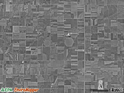 Rauville township, South Dakota satellite photo by USGS