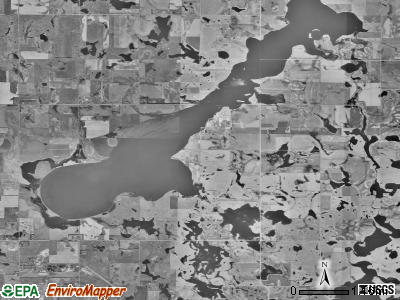 Mount Pleasant township, South Dakota satellite photo by USGS