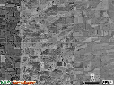 Lowe township, South Dakota satellite photo by USGS