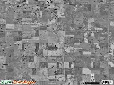 Linn township, South Dakota satellite photo by USGS
