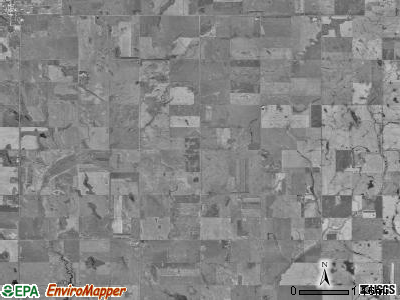 Richfield township, South Dakota satellite photo by USGS