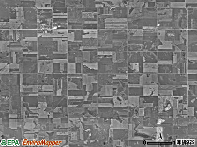 Henry township, South Dakota satellite photo by USGS