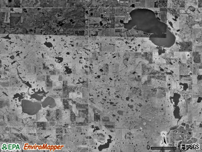 Altamont township, South Dakota satellite photo by USGS