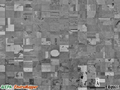 Harrison township, South Dakota satellite photo by USGS