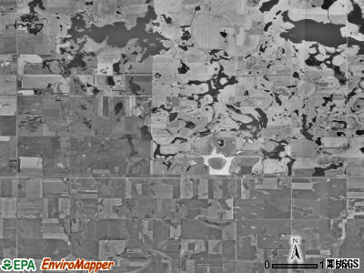 Merton township, South Dakota satellite photo by USGS
