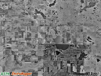 Clear Lake township, South Dakota satellite photo by USGS