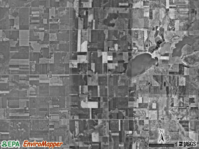 Oxford township, South Dakota satellite photo by USGS