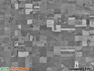 Florence township, South Dakota satellite photo by USGS