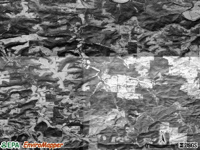 Big Springs township, Arkansas satellite photo by USGS