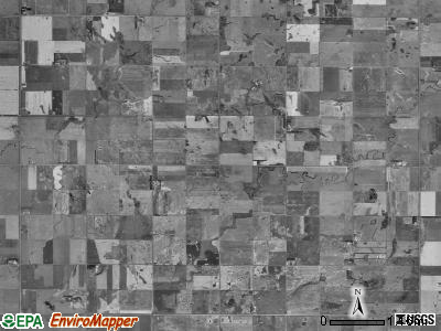 Antelope township, South Dakota satellite photo by USGS